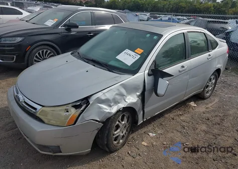 2008 Ford Focus Se/Ses из США, поврежденный, VIN 1FAHP35N28W177667